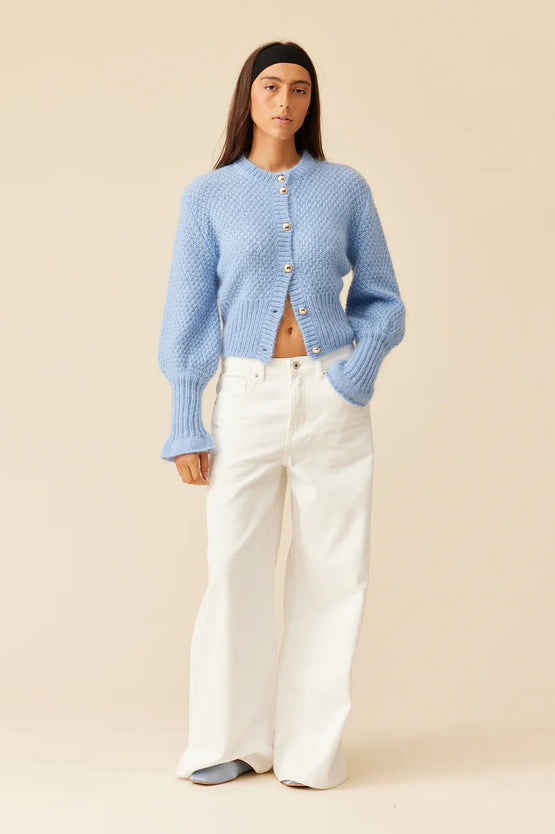 Ruby Matilda Cardigan - Sky Blue