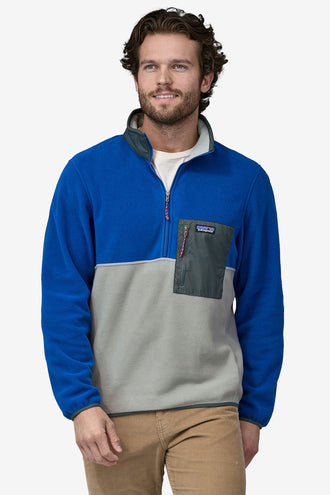 Patagonia Microdini 1/2 Zip PO - Sleet Green