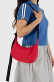 Baggu Small Nylon Crescent Bag - Candy Apple