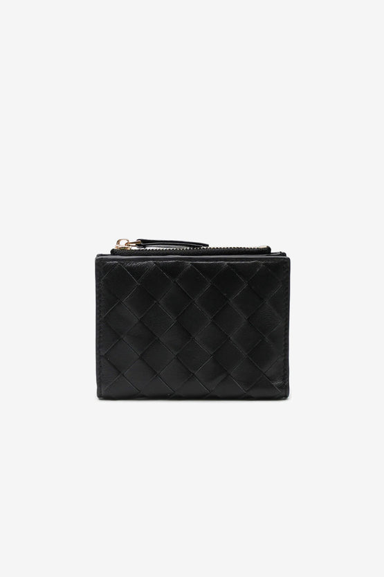 La Tribe Woven Wallet Small - Black