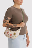 Baggu Small Nylon Crescent Bag - Abstract Floral