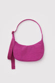 Baggu Small Nylon Crescent Bag - Deep Fuchsia