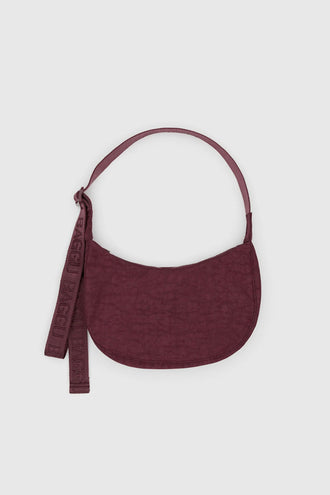 Baggu Small Nylon Crescent Bag - Mahogany