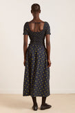 Damson Madder Malinda Smock Midi - Navy Olive