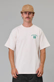 Just Another Fisherman Smoke Fish Deli Sea Tee - White