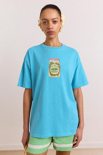 Damson Madder Snack Plate Tee - Blue