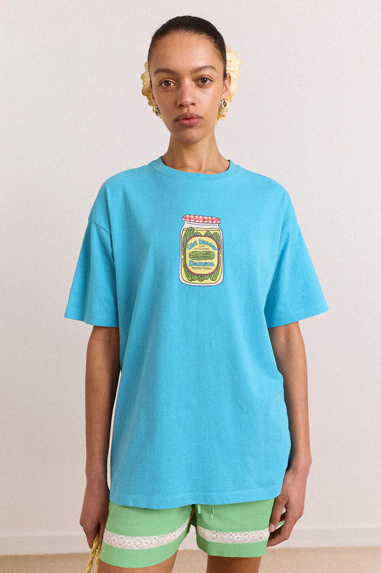 Damson Madder Snack Plate Tee - Blue