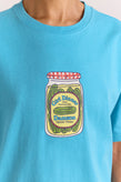 Damson Madder Snack Plate Tee - Blue