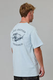 Just Another Fisherman Snapper Sea Tee - Sterling Blue