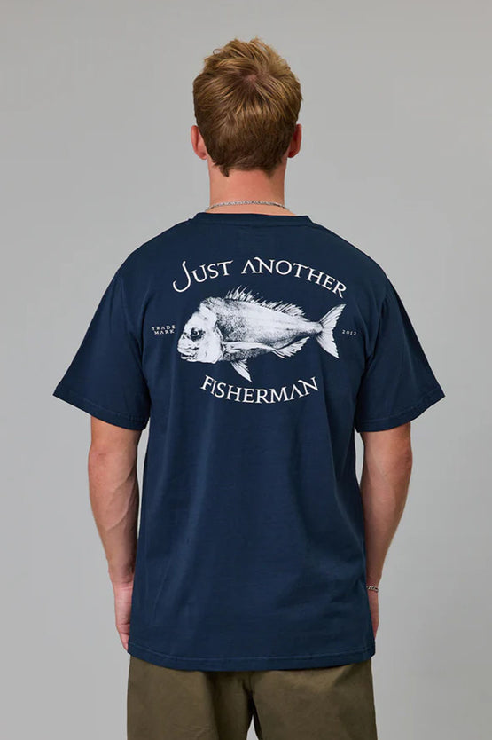 Just Another Fisherman Snapper Sea Tee - Navy