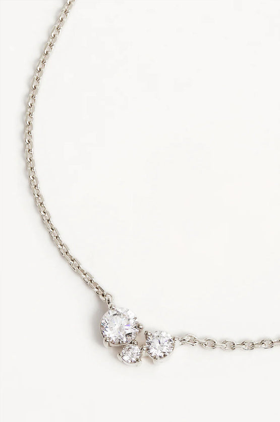 By Charlotte Whispers Of Love Necklace - Silver