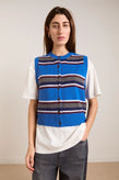 Damson Madder Sofie Wool Vest - Blue