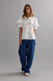 Caitlin Crisp Soho Blouse - Bluebell