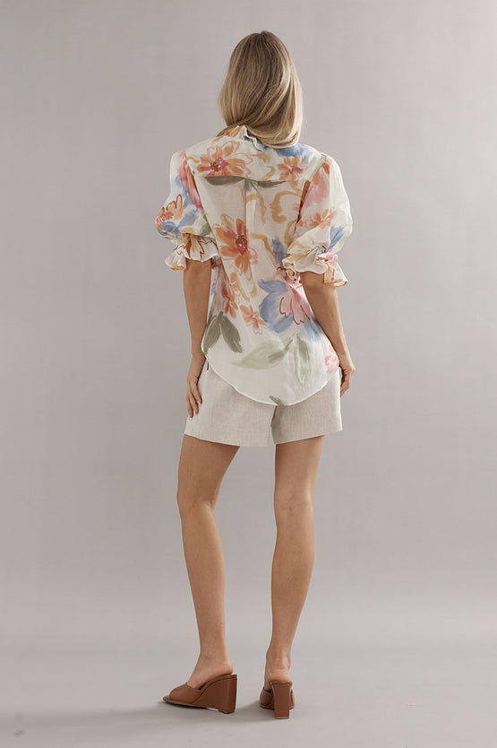 Caitlin Crisp Soho Blouse - Tea Party Floral