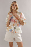 Caitlin Crisp Soho Blouse - Tea Party Floral