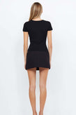 Bec & Bridge Sonesta Asym Mini Skirt - Black