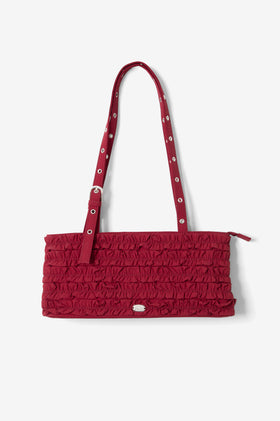 Damson Madder Sophia Ruffle Bag - Red Pear