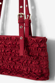 Damson Madder Sophia Ruffle Bag - Red Pear