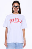 Ena Pelly Sophia Relaxed Tee - White Marle