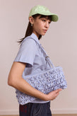 Damson Madder Sophia Ruffle Baguette Bag - Blue