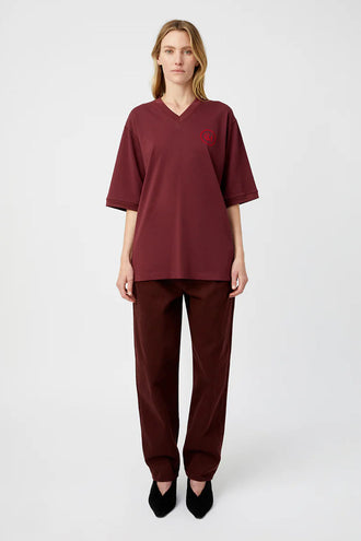 Camilla and Marc Soren Graphic Tee - Burgundy