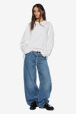 Ksubi Sott Boyfriend LS Tee - White