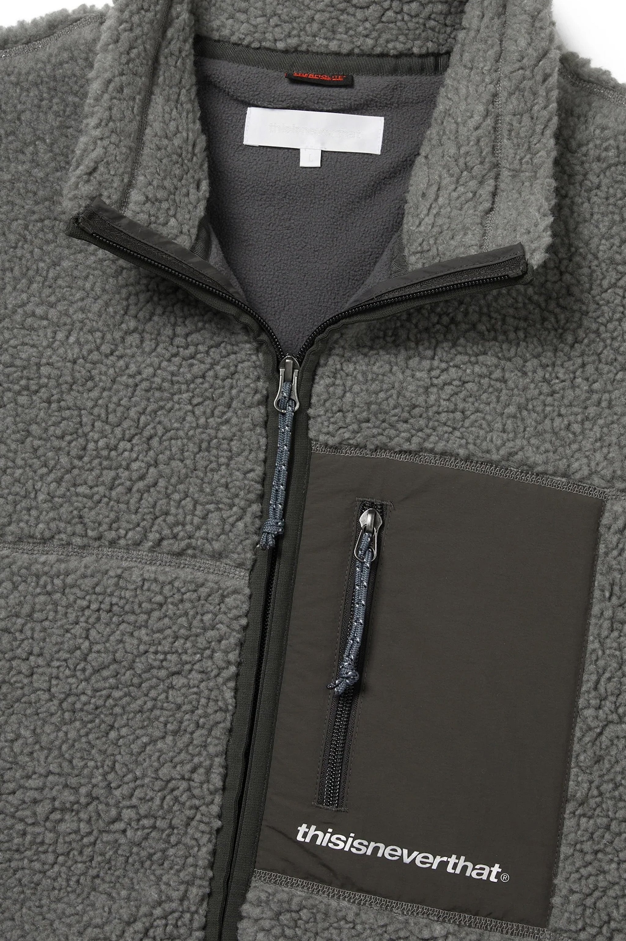 Thisisneverthat SP Sherpa Jacket - Charcoal