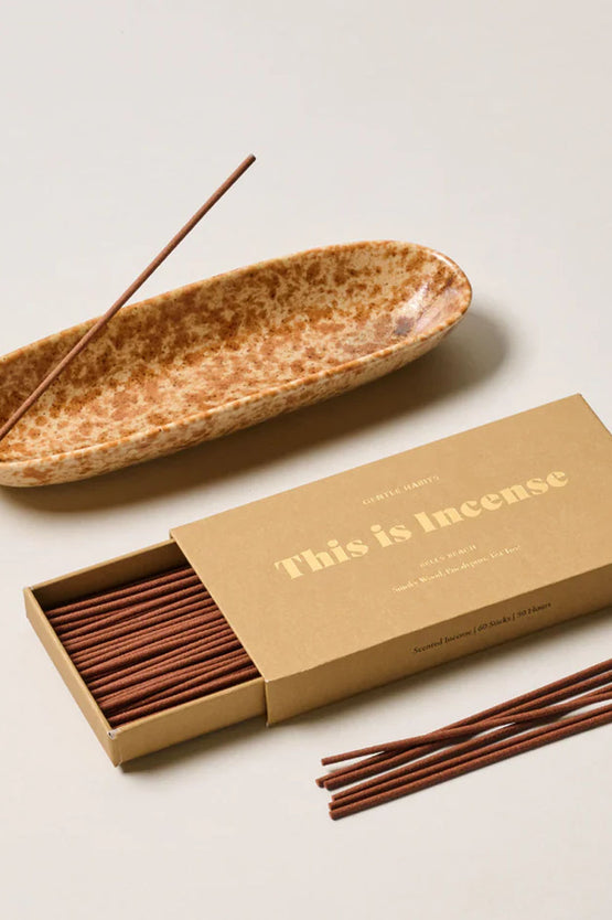 Gentle Habits The Collector Ceramic Holder - Brown Speckle