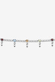 Stolen Girlfriends Club Multi Stone Spike Bracelet - Silver