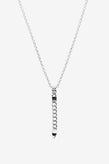 Stolen Girlfriends Club Hanging Curb Spike Necklace - Silver