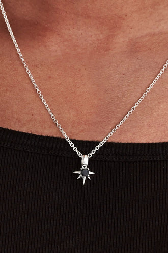 Stolen Girlfriends Club Cosmic Spike Necklace - Silver