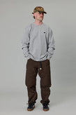 Just Another Fisherman Stamp Pique LS - Grey