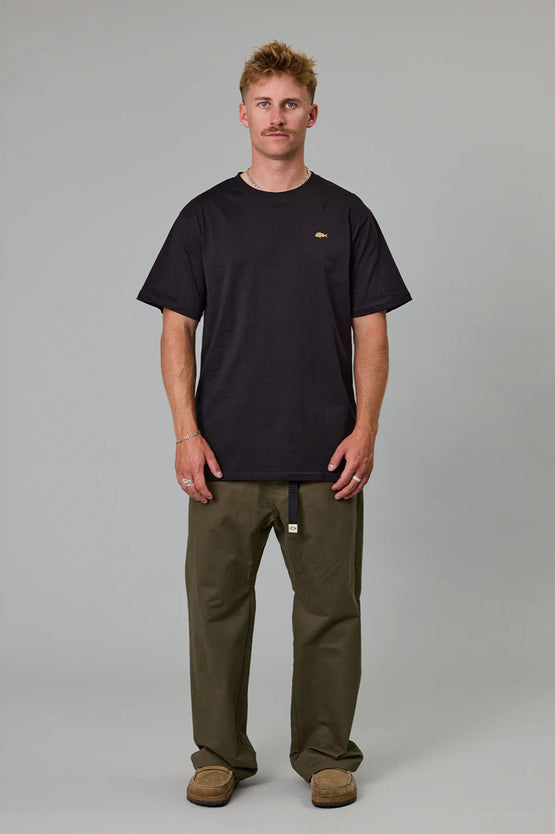 Just Another Fisherman Stamp Sea Tee - Black