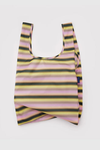 Baggu Standard Bag - Gradient Stripe Pink Yellow