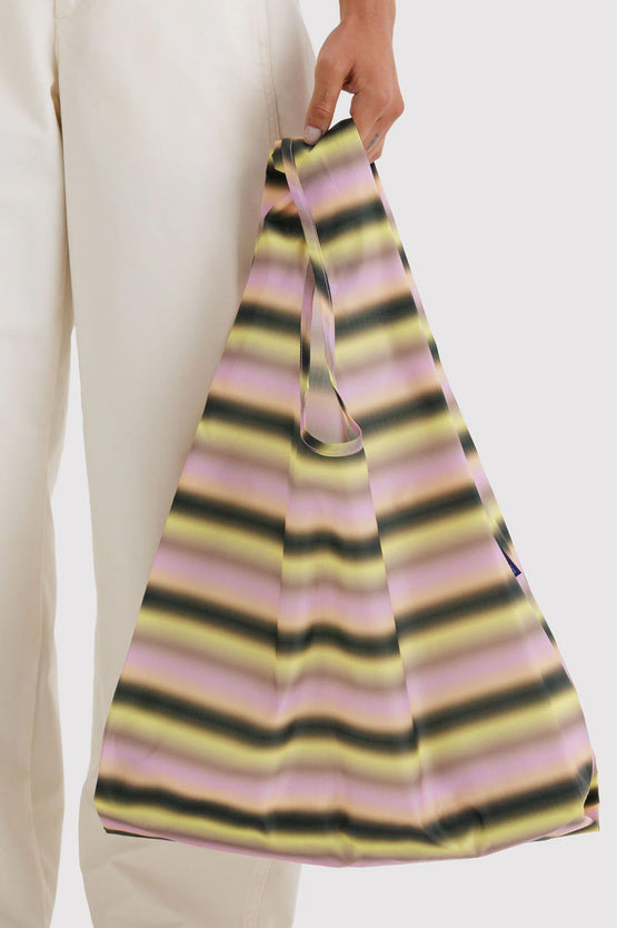 Baggu Standard Bag - Gradient Stripe Pink Yellow