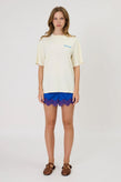 Remain Star Tee - Washed Ivory