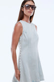 Ena Pelly Stellar Denim Dress - Light Blue