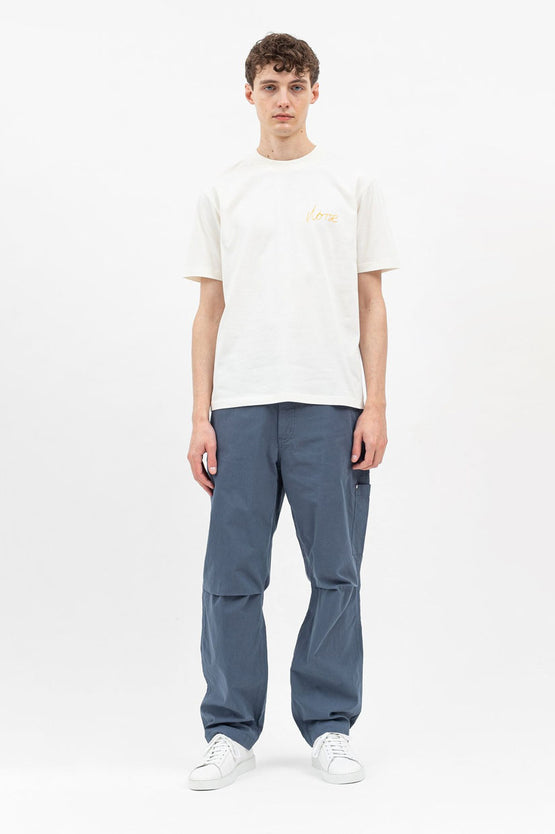 Norse Projects Johannes Stitch Logo - Ecru