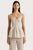 Faithful The Brand Sanne Top - Oatmeal