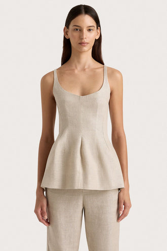 Faithful The Brand Sanne Top - Oatmeal