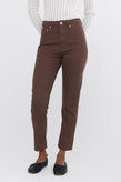 Marle Straight Leg Jean - Washed Plum