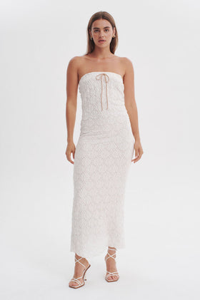 Ownley Soulmates Strapless Dress - White