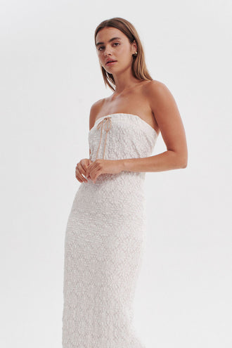 Ownley Soulmates Strapless Dress - White