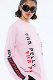 Ena Pelly Street Signs LS Tee - Pink