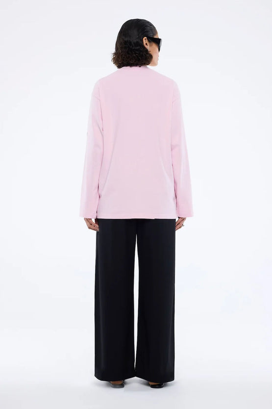 Ena Pelly Street Signs LS Tee - Pink