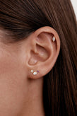 By Charlotte Cosmic Bloom Studs - Gold