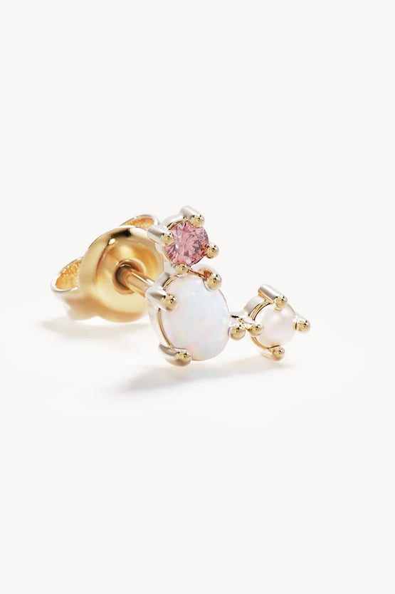 By Charlotte Cosmic Bloom Studs - Gold