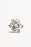By Charlotte Bloom Within Lotus Stud Earrings - Silver