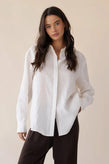 Dear Dylan Sundown Shirt - Ivory Linen