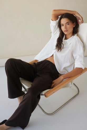 Dear Dylan Sundown Shirt - Ivory Linen